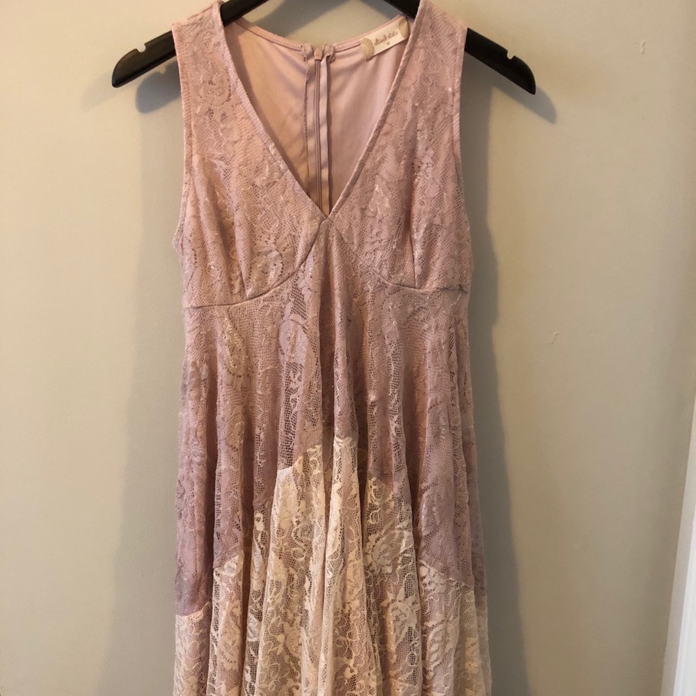 Lavender vintage style Altar’d State lace dress
